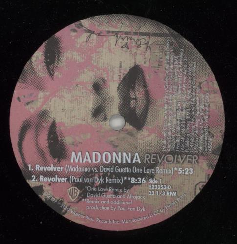 Madonna Revolver [Remixes] 12" vinyl single (12 inch record / Maxi-single) US MAD12RE569771