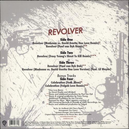 Madonna Revolver [Remixes] 12" vinyl single (12 inch record / Maxi-single) US MAD12RE569771