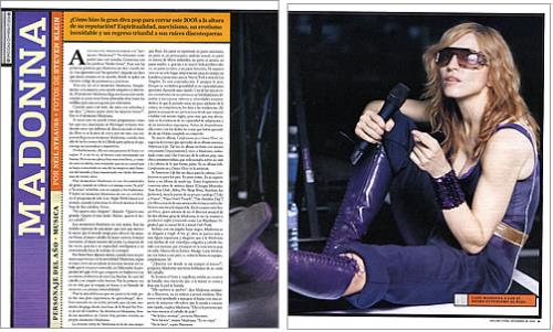 Madonna Rolling Stone - December 2005 magazine Colombian MADMARO358219