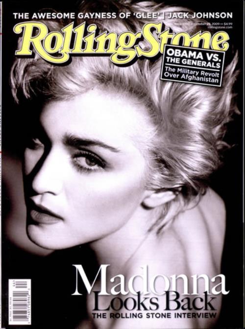Madonna Rolling Stone - October 2009 magazine US MADMARO515594