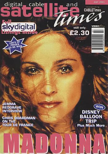 Madonna Satellite Times - July 2001 magazine UK MADMASA377456