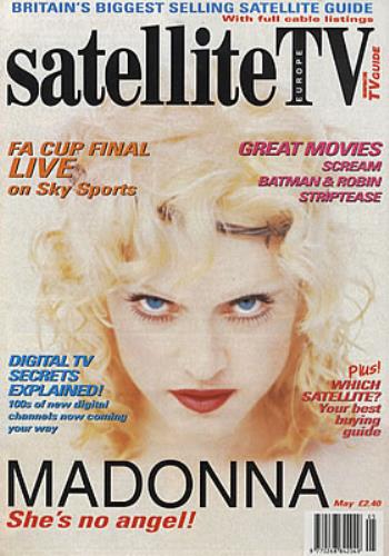 Madonna Satellite TV Europe magazine European MADMASA330893