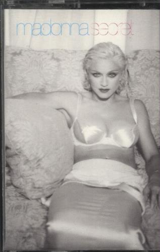 Madonna Secret - Clear cassette single UK MADCSSE729519
