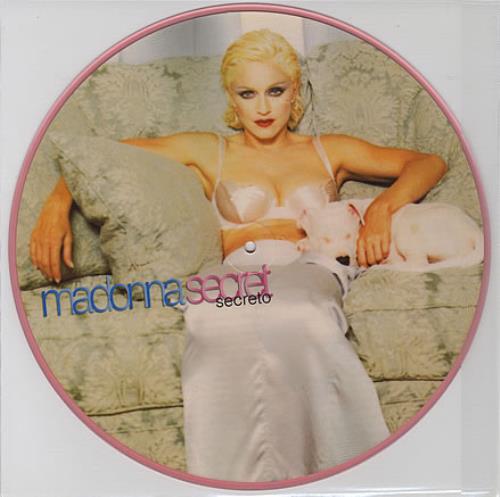 Madonna Secreto 12" vinyl picture disc (12 inch picture record) Mexican MAD2PSE390453