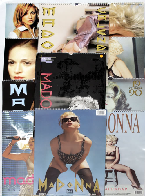 Madonna Set of 11 Calendars calendar UK MADCASE565977