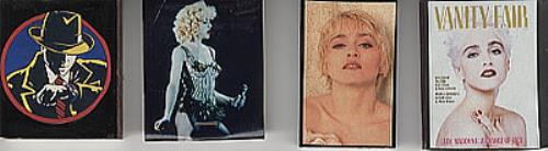 Madonna Set of 4 Match Boxes/Book memorabilia French MADMMSE314639