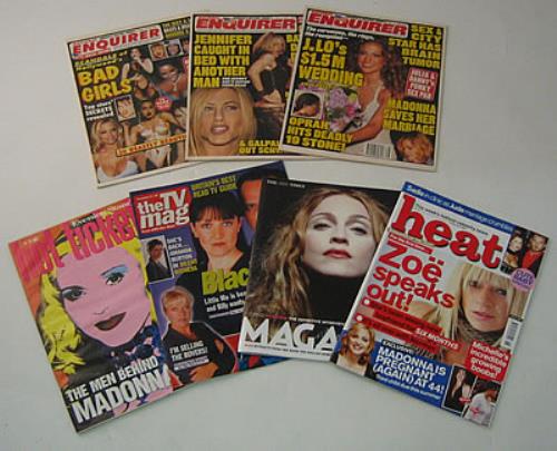 Madonna Set Of 7 Magazines magazine UK MADMASE381553