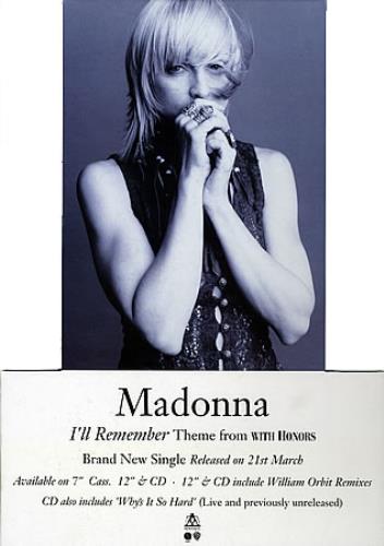 Madonna Set Of Eight Promotional Counter Displays display UK MADDISE378734