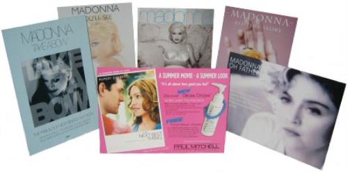 Madonna Set Of Eight Promotional Counter Displays display UK MADDISE378734
