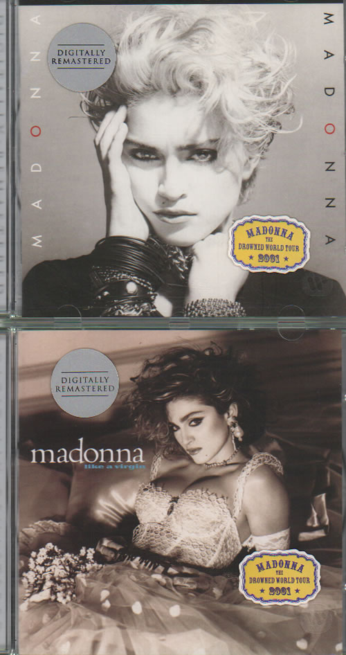 Madonna Set Of First Three Albums CD album (CDLP) UK MADCDSE635339