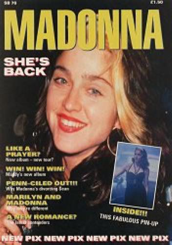Madonna She's Back magazine UK MADMASH15362