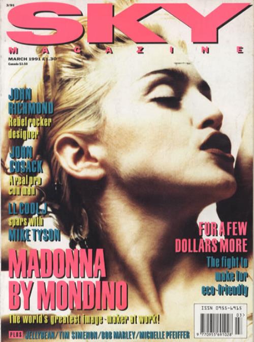 Madonna Sky Magazine magazine UK MADMASK15341