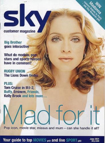 Madonna Sky magazine UK MADMASK278290