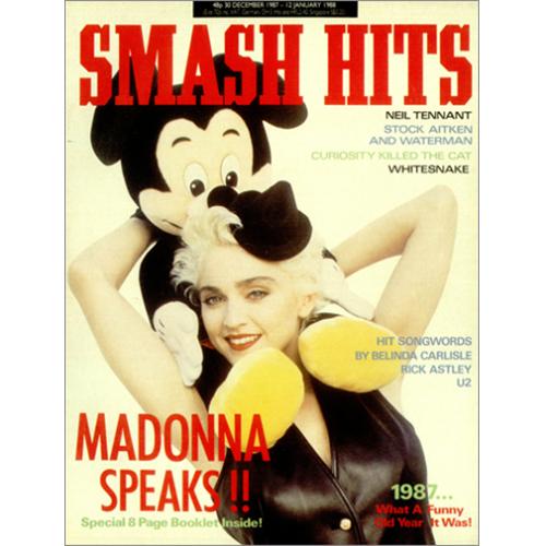 Madonna Smash Hits magazine UK MADMASM422447