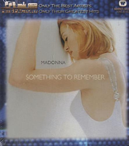 Madonna Something To Remember CD album (CDLP) Hong Kong MADCDSO308741