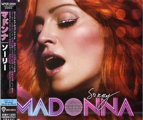 Madonna Sorry CD single (CD5 / 5") Japanese MADC5SO457820