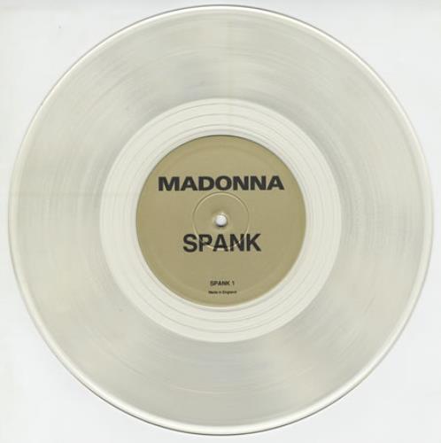 Madonna Spank Interview 10" vinyl single (10 inch record) UK MAD10SP32226