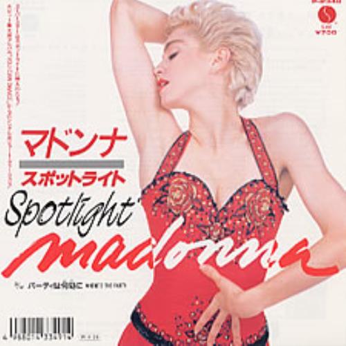 Madonna Spotlight 7" vinyl single (7 inch record / 45) Japanese MAD07SP151702