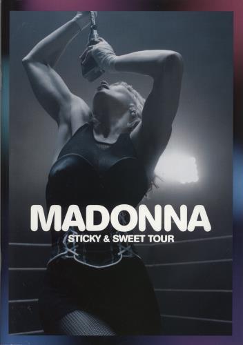 Madonna Sticky & Sweet Tour + carrier bag tour programme UK MADTRST476654
