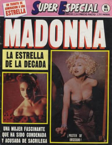 Madonna Super Especial magazine Mexican MADMASU379472