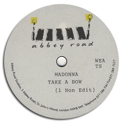 Madonna Take A Bow 10" Acetate acetate UK MADATTA378023