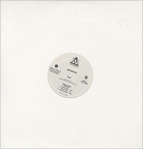 Madonna Take A Bow Remixes 12" vinyl single (12 inch record / Maxi-single) US MAD12TA42146