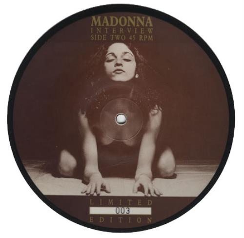Madonna Talking In The USA '88 - Number 3 7" vinyl picture disc (7 inch picture disc single) UK MAD7PTA423683