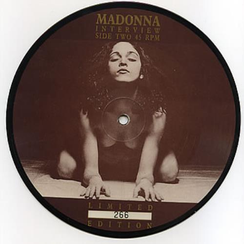 Madonna Talking In The USA '88 7" vinyl picture disc (7 inch picture disc single) UK MAD7PTA05357
