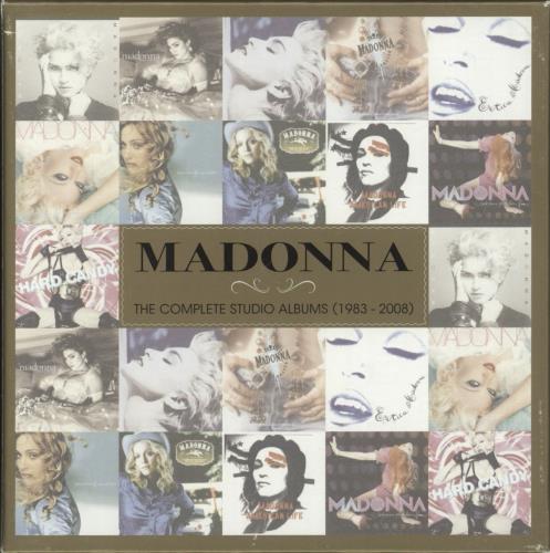 Madonna The Complete Studio Albums [1983-2008] CD album (CDLP) UK MADCDTH876935