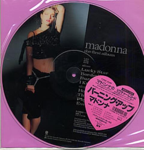 Madonna The First Album picture disc LP (vinyl picture disc album) Japanese MADPDTH253002