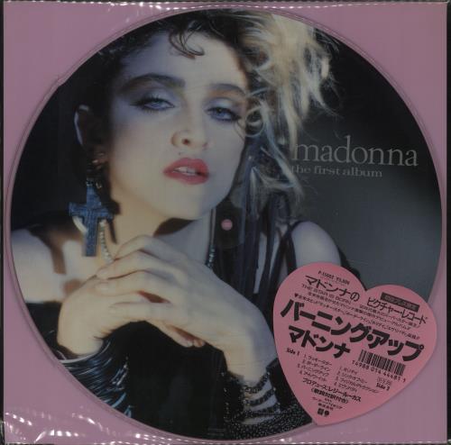 Madonna The First Album picture disc LP (vinyl picture disc album) Japanese MADPDTH05870