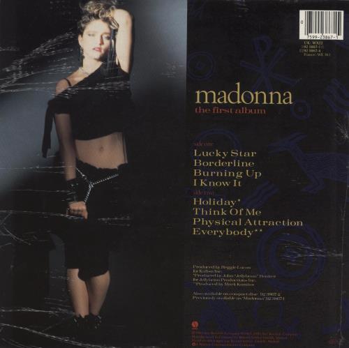 Madonna The First Album vinyl LP album (LP record) UK MADLPTH865630