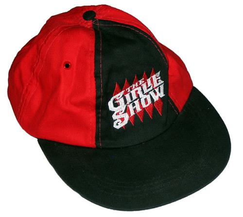 Madonna The Girlie Show - Black adjustable strap hat UK MADHATH422418