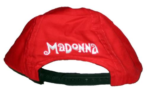 Madonna The Girlie Show - Black adjustable strap hat UK MADHATH422418