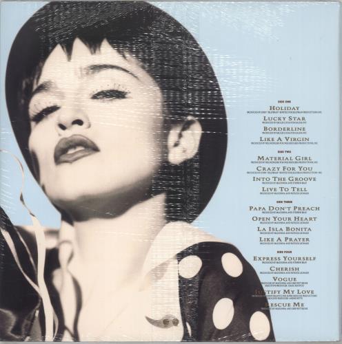 Madonna The Immaculate Collection - Sealed 2-LP vinyl record set (Double LP Album) US MAD2LTH733404