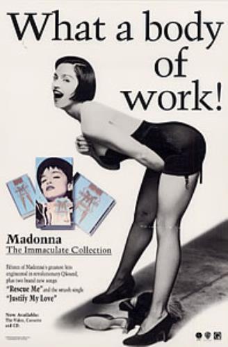 Madonna The Immaculate Collection display US MADDITH200648