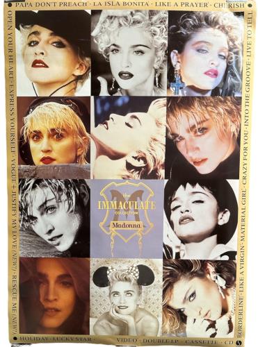 Madonna The Immaculate Collection poster UK MADPOTH867182