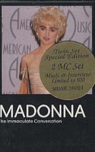 Madonna The Immaculate Conversation/Holiday cassette album UK MADCLTH324087