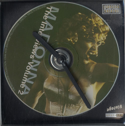 Madonna The Interviews Volume 2 - CD Clock memorabilia UK MADMMTH565815
