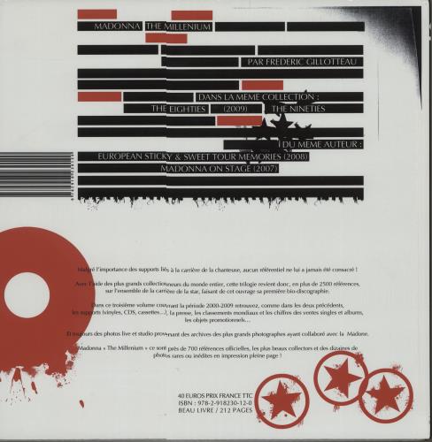 Madonna The Millenium book French MADBKTH662898