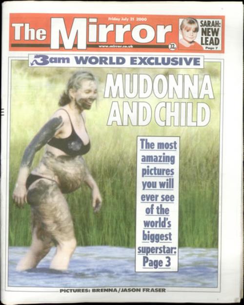 Madonna The Mirror - 21 July 2000 magazine UK MADMATH503972