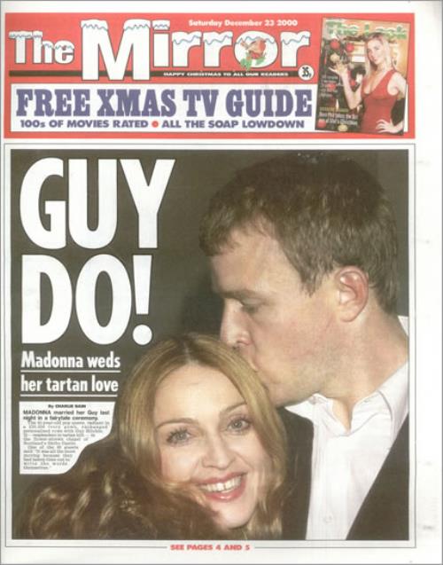 Madonna The Mirror - 23 December 2000 magazine UK MADMATH503954