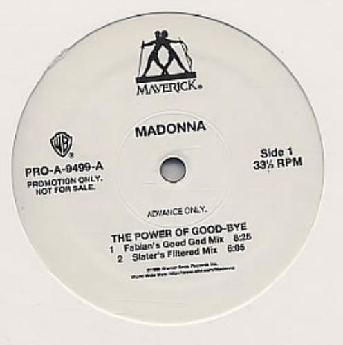 Madonna The Power Of Good-Bye 12" vinyl single (12 inch record / Maxi-single) US MAD12TH128087