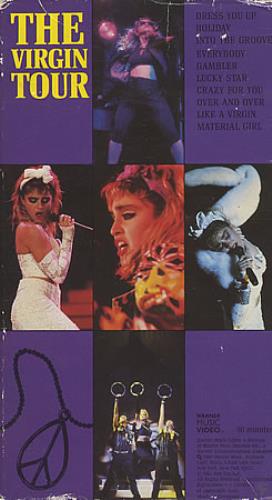 Madonna The Virgin Tour Live video (VHS or PAL or NTSC) German MADVITH253962