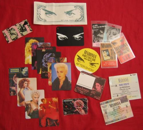 Madonna Tour Memorabilia memorabilia UK MADMMTO405388