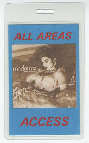 Madonna Tour Pass Set tour pass UK MADTPTO380683