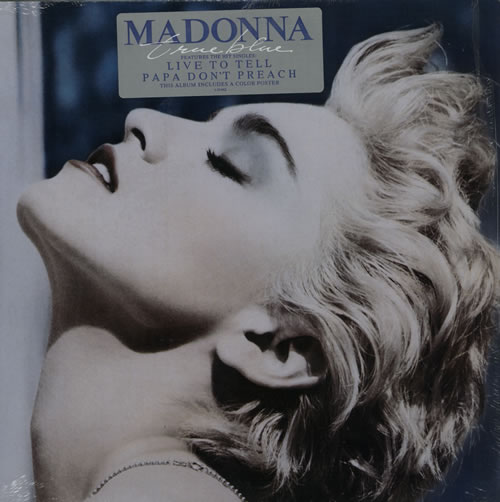 Madonna True Blue + Poster vinyl LP album (LP record) US MADLPTR450058