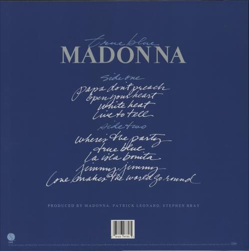 Madonna True Blue - 180gram + Poster vinyl LP album (LP record) UK MADLPTR750543