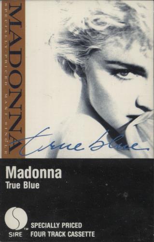 Madonna True Blue cassette single Canadian MADCMTR217177