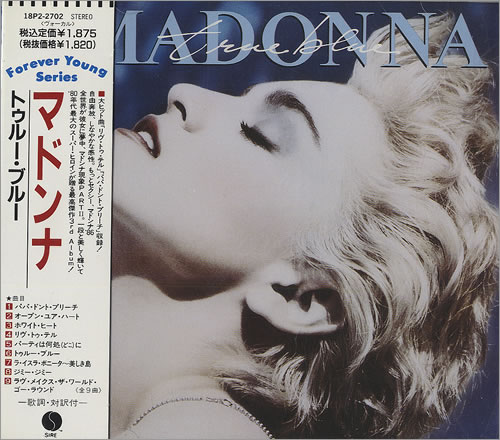 Madonna True Blue CD album (CDLP) Japanese MADCDTR03581